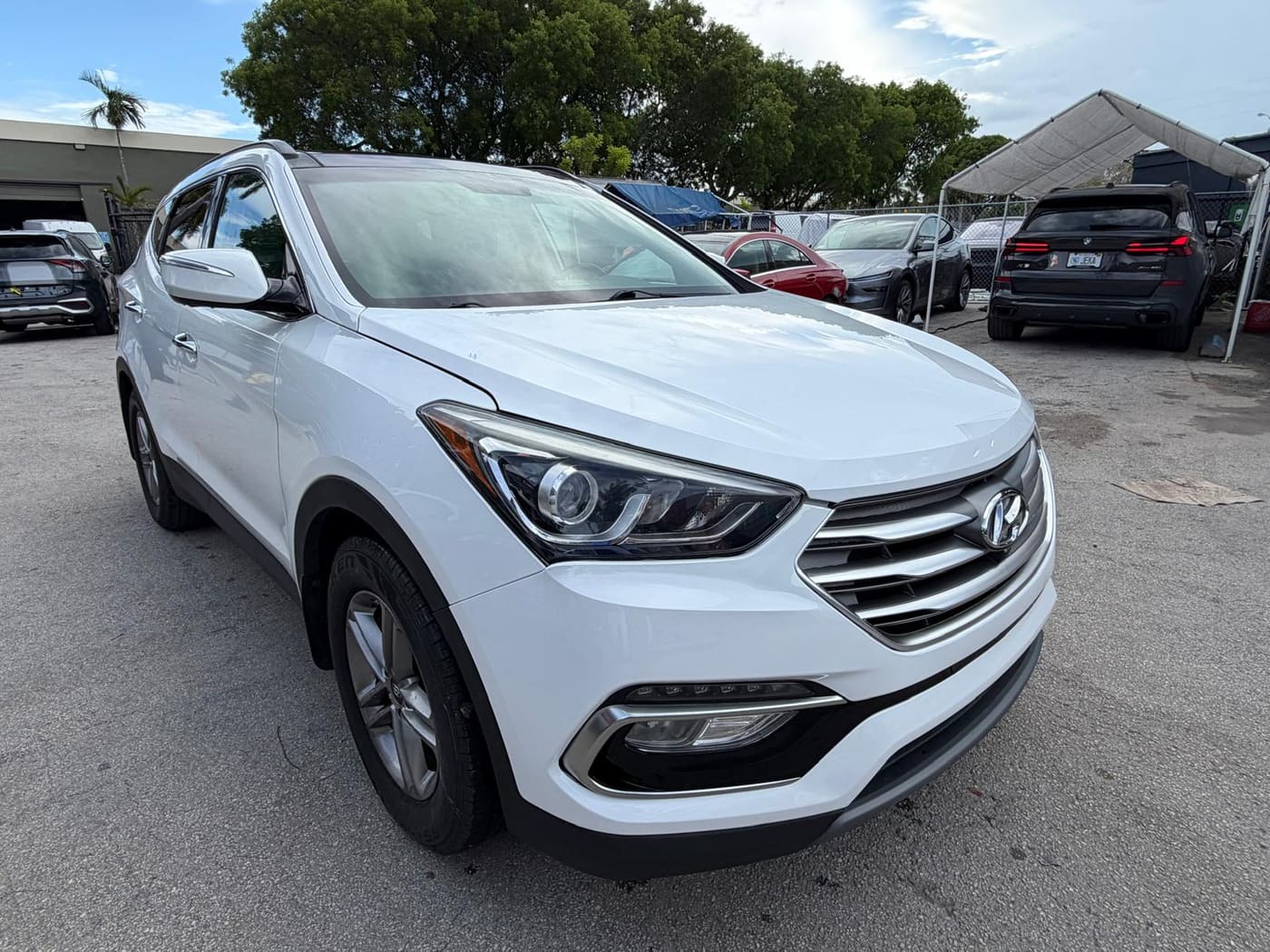 Hyundai Santa Fe after collision repair at Autofix Plus